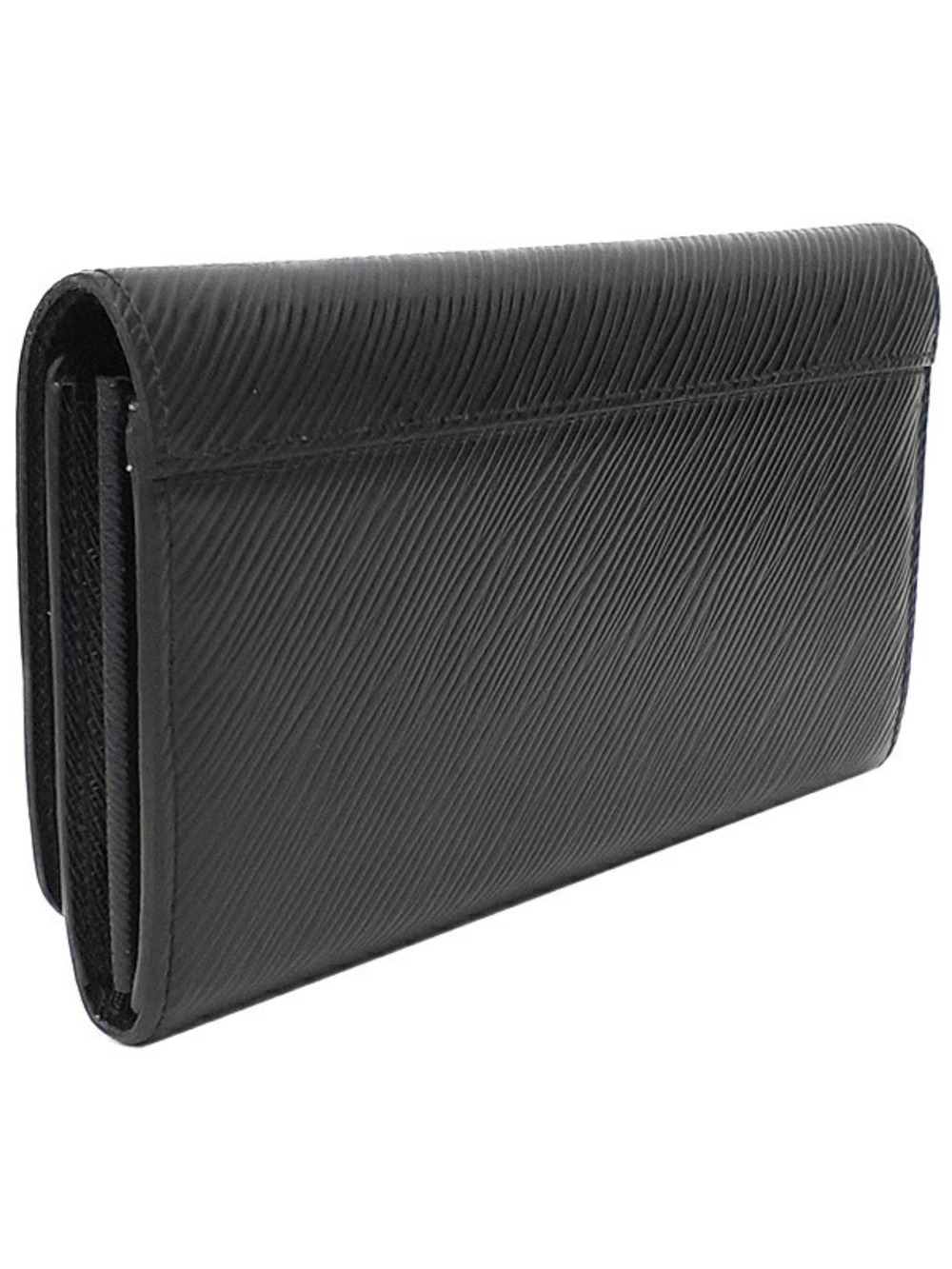 Louis Vuitton fold Long Wallet Twist Portefeuille Epi Bi Black